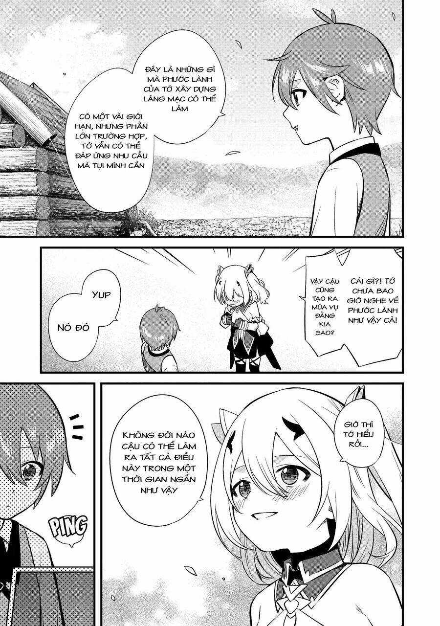 Nhà 「Sáng Tạo Làng」 Độc Nhất - Cuộc Sống Thư Thái Với Kỹ Năng Xây Dựng Làng Đầy Mùi Gian Lận Chapter 3 trang 7