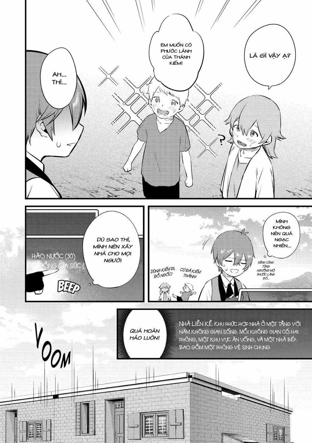 Nhà 「Sáng Tạo Làng」 Độc Nhất - Cuộc Sống Thư Thái Với Kỹ Năng Xây Dựng Làng Đầy Mùi Gian Lận Chapter 6 trang 4