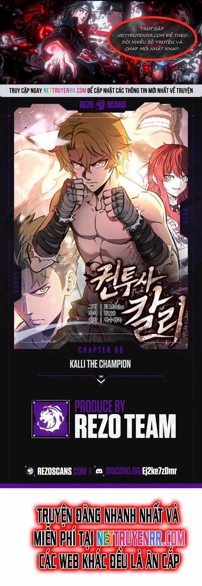 Nhà Vô Địch Kalli Chương 98 trang 0