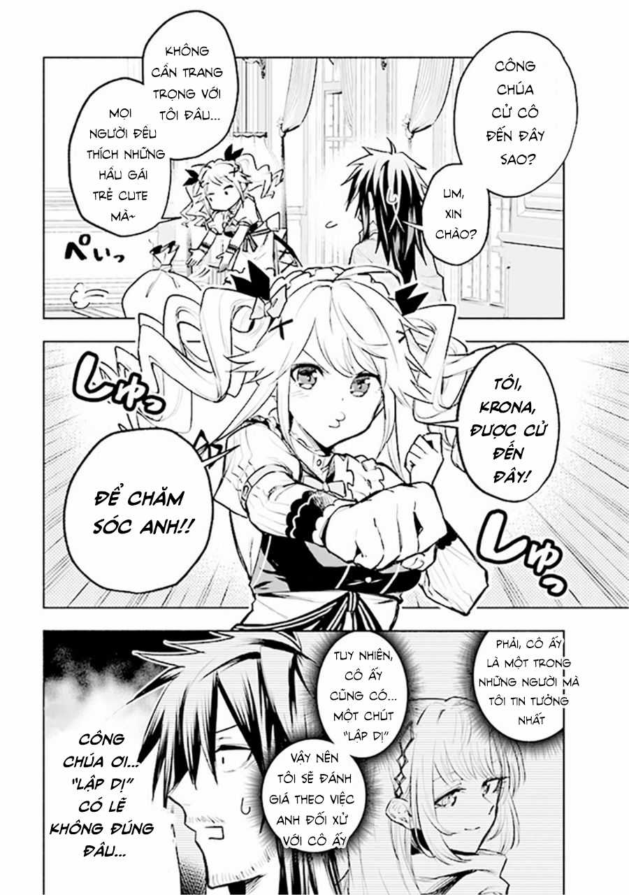 Nhà Vô Địch Với Chức Nghiệp ''Vô Năng'' và cô công chúa cùng nhau đi tìm hạnh phúc Chapter 3 trang 4