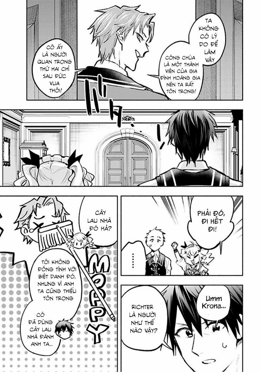 Nhà Vô Địch Với Chức Nghiệp ''Vô Năng'' và cô công chúa cùng nhau đi tìm hạnh phúc Chapter 4 trang 9