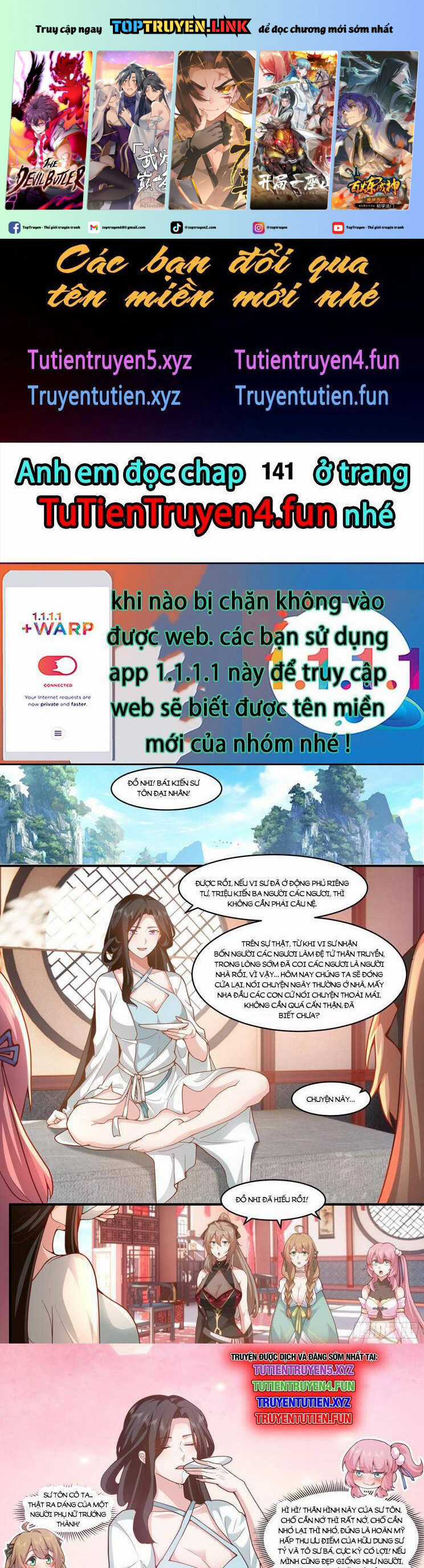 Nhân Vật Phản Diện Đại Sư Huynh, Tất Cả Các Sư Muội Đều Là Bệnh Kiều Chapter 140 trang 1