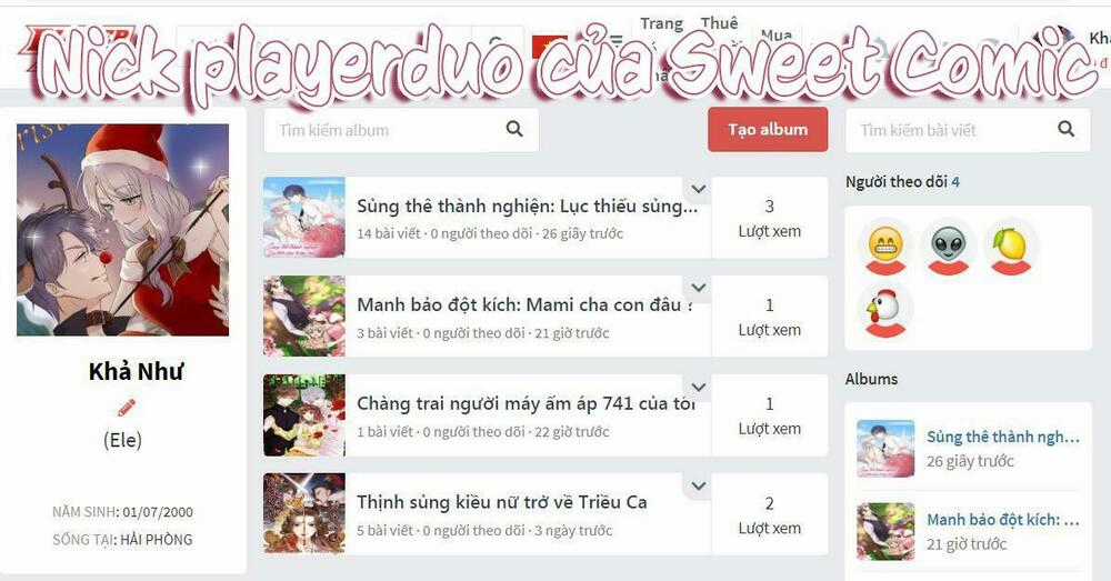 Nhân Vật Phản Diện: Không Ngọt Không Lấy Tiền Chapter 11.2 trang 29