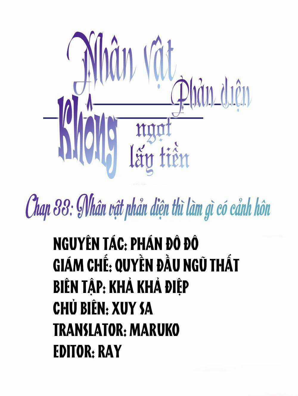 Nhân Vật Phản Diện: Không Ngọt Không Lấy Tiền Chapter 53 trang 2