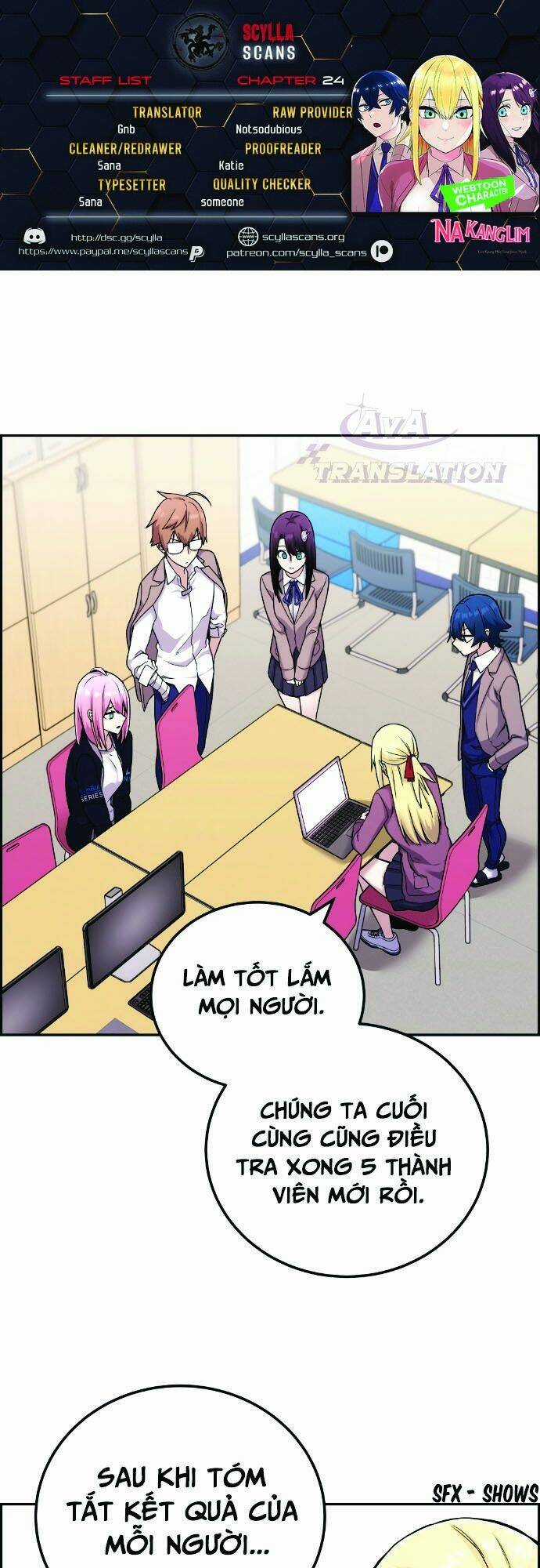 Nhân Vật Webtoon Na Kang Lim Chapter 25 trang 0