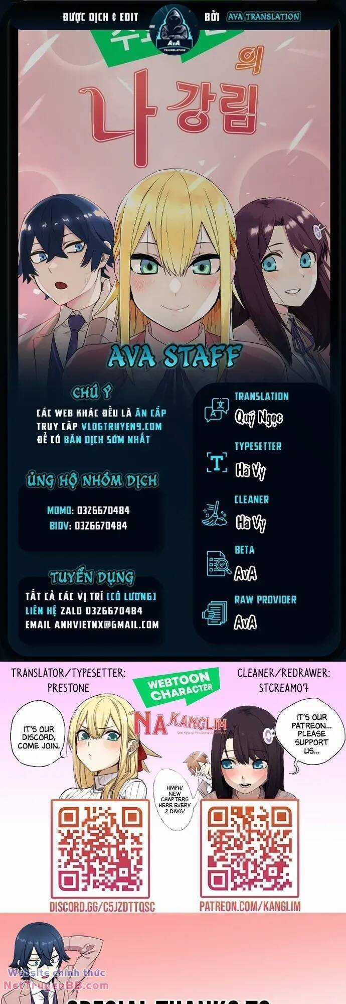 Nhân Vật Webtoon Na Kang Lim Chapter 45 trang 0