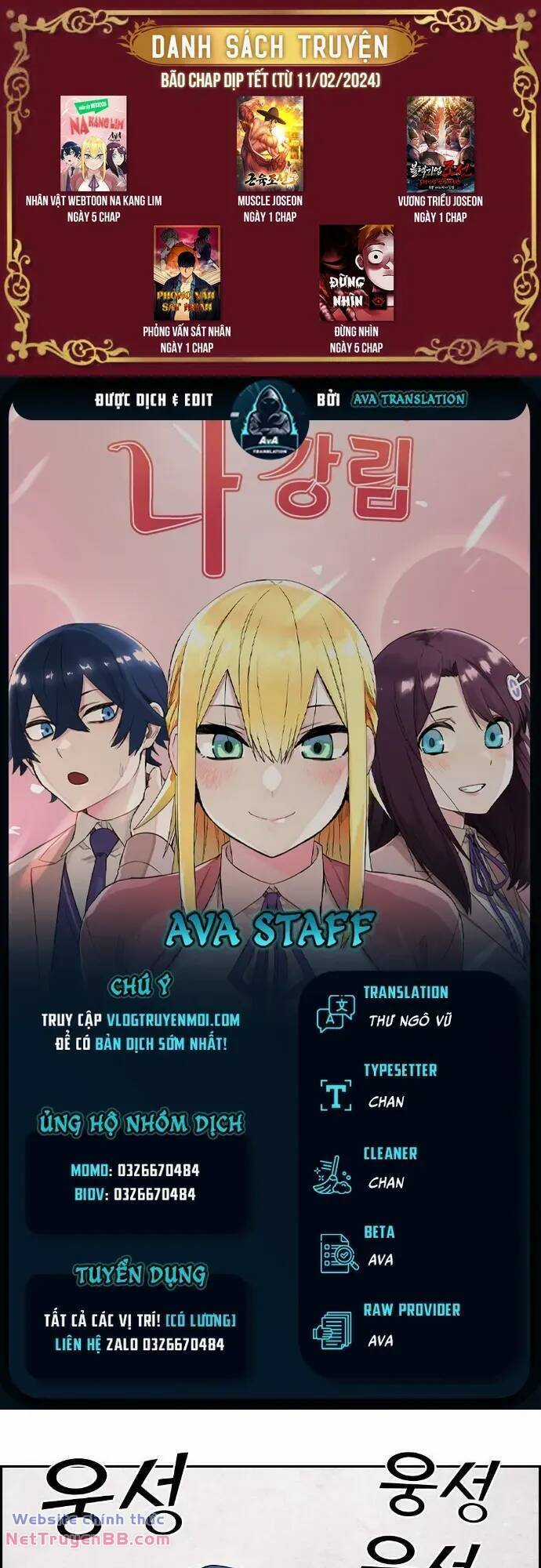 Nhân Vật Webtoon Na Kang Lim Chapter 48 trang 0