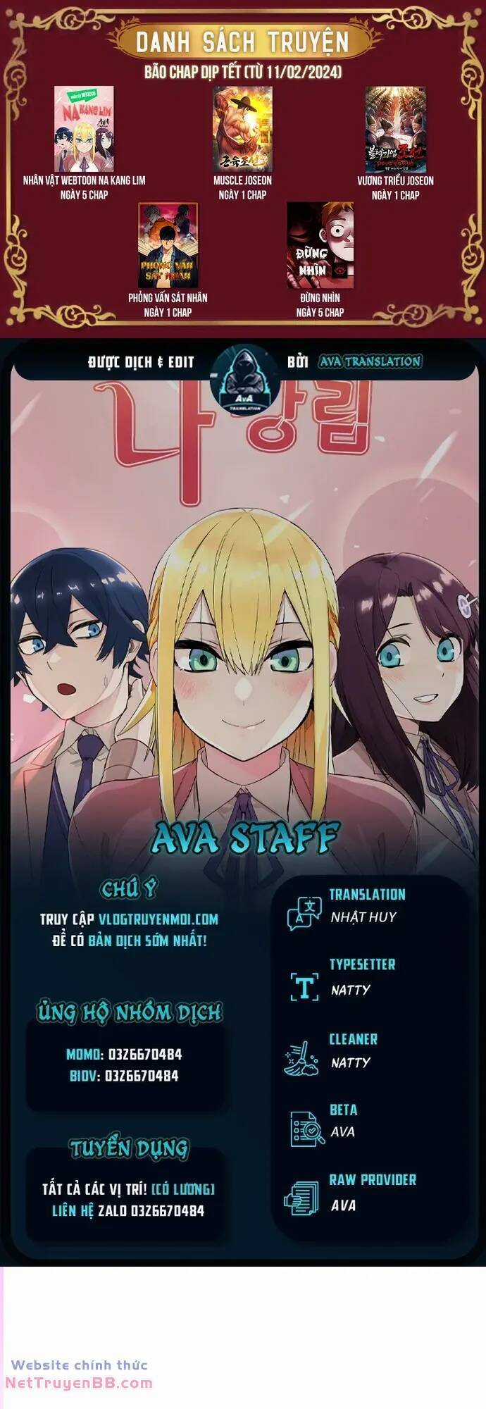 Nhân Vật Webtoon Na Kang Lim Chapter 50 trang 0