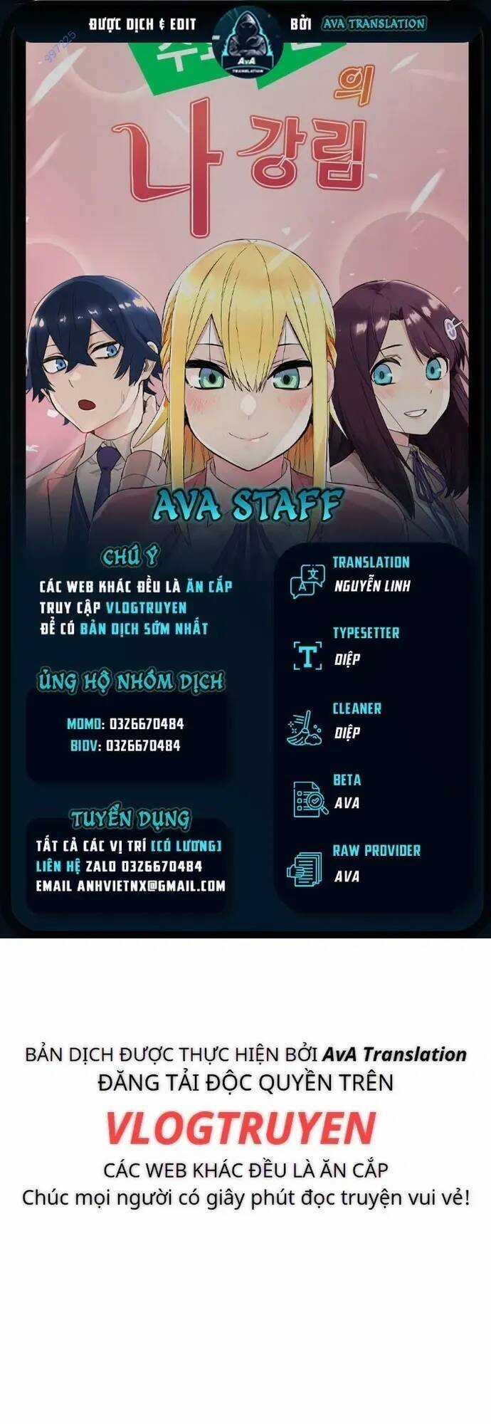 Nhân Vật Webtoon Na Kang Lim Chapter 58 trang 0