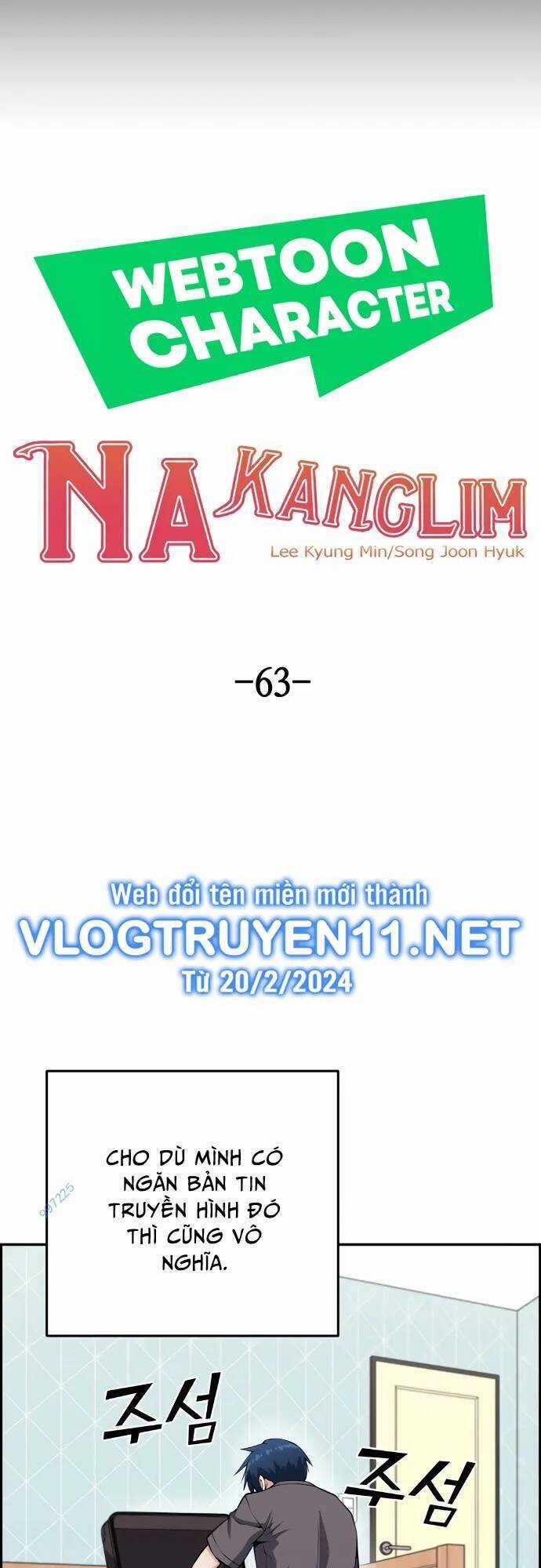 Nhân Vật Webtoon Na Kang Lim Chapter 63 trang 12