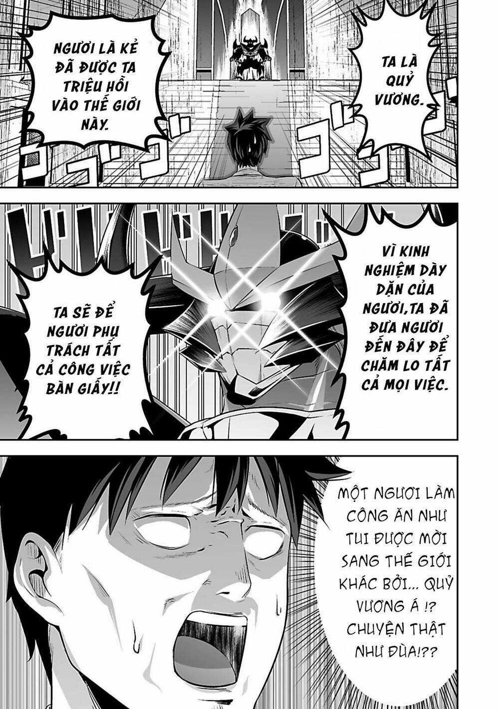 Nhân Viên Văn Phòng Được Triệu Hồi Thành Tứ Đại Thiên Vương Ở Thế Giới Khác Chapter 1 trang 6