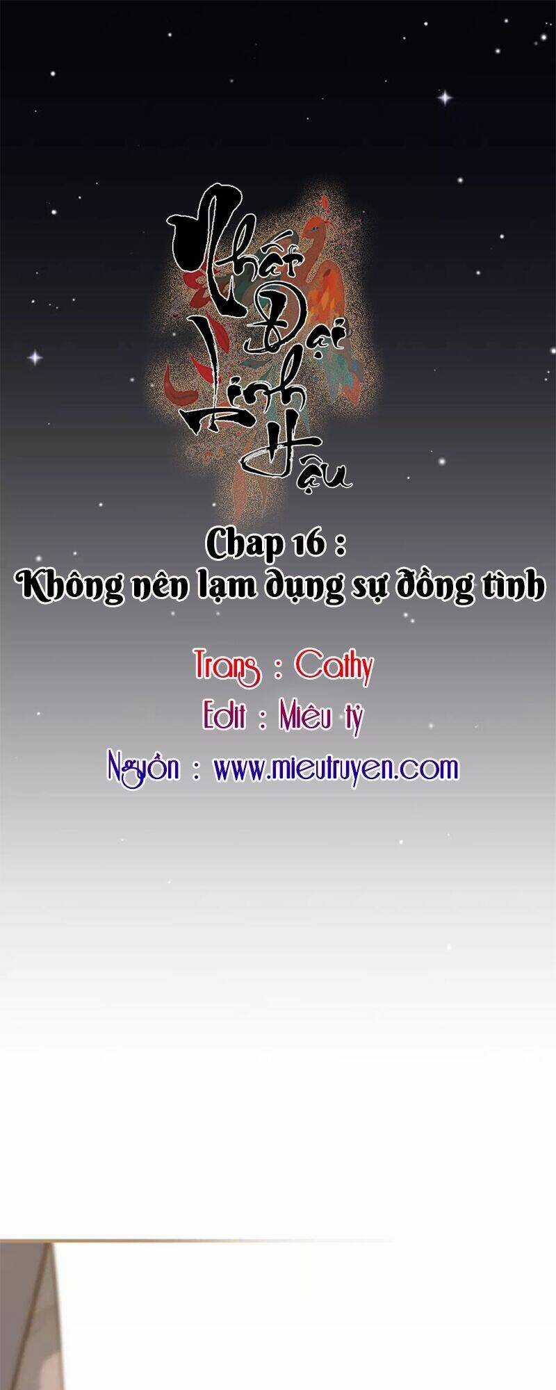 Nhất Đại Linh Hậu Chapter 16 trang 0