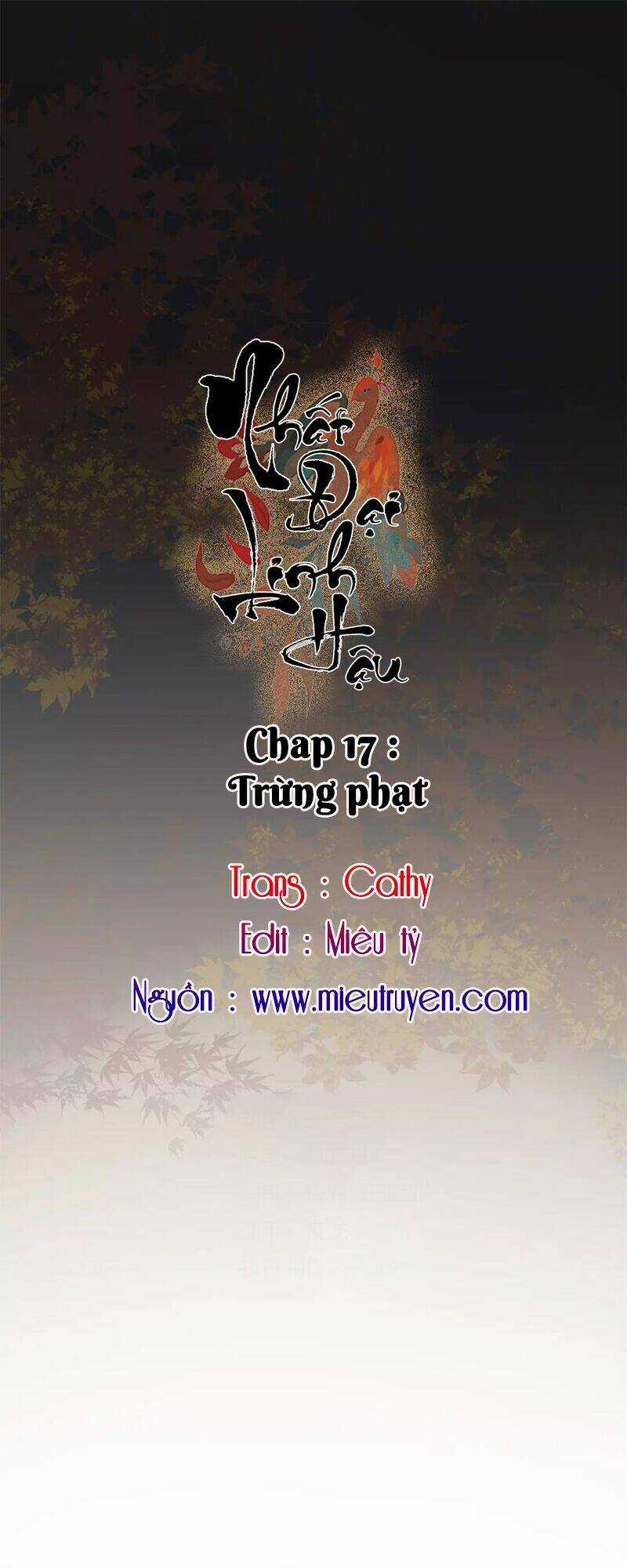 Nhất Đại Linh Hậu Chapter 17 trang 0