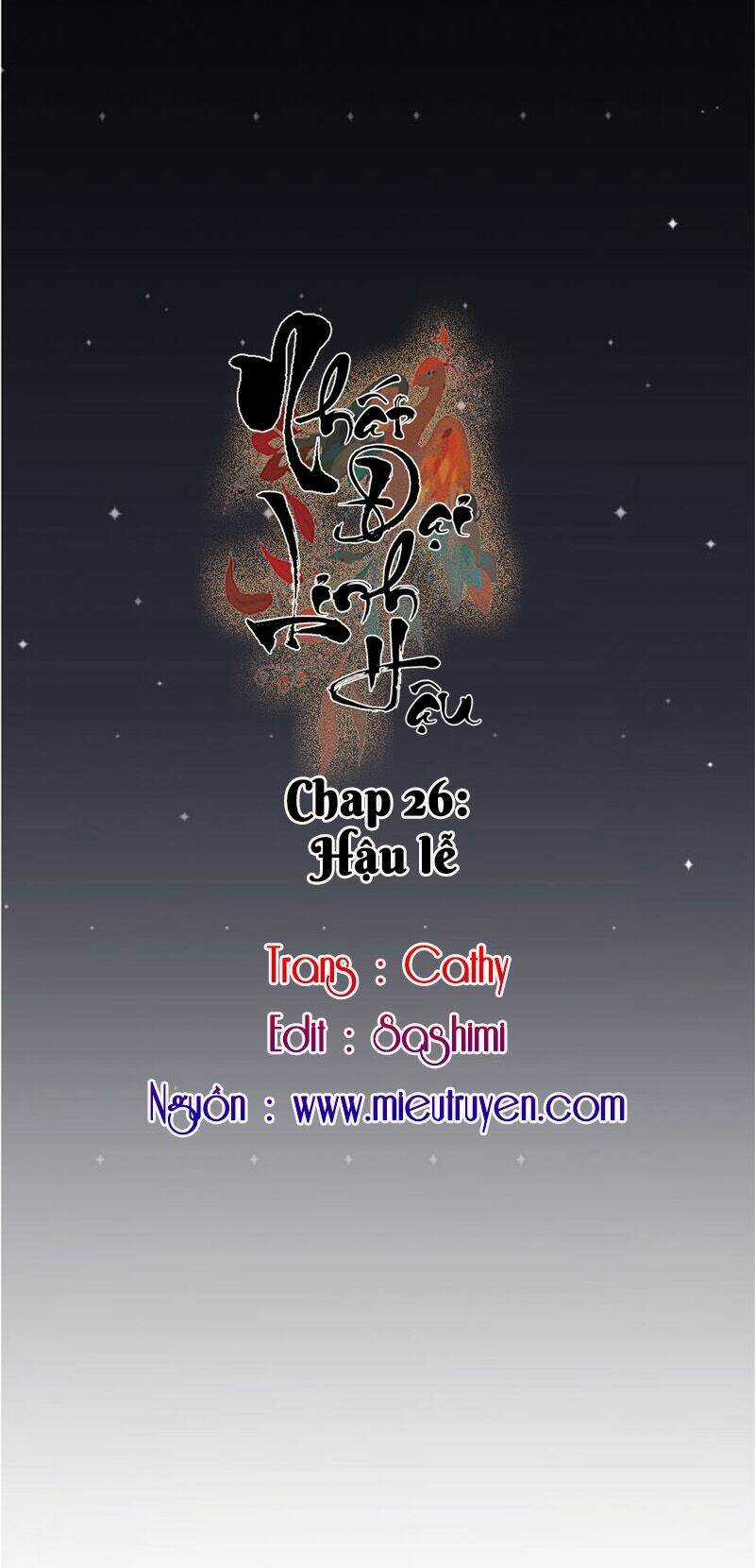 Nhất Đại Linh Hậu Chapter 26 trang 0