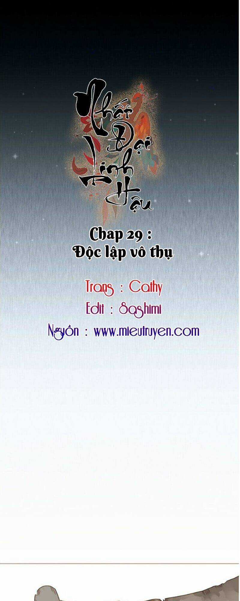 Nhất Đại Linh Hậu Chapter 29 trang 0