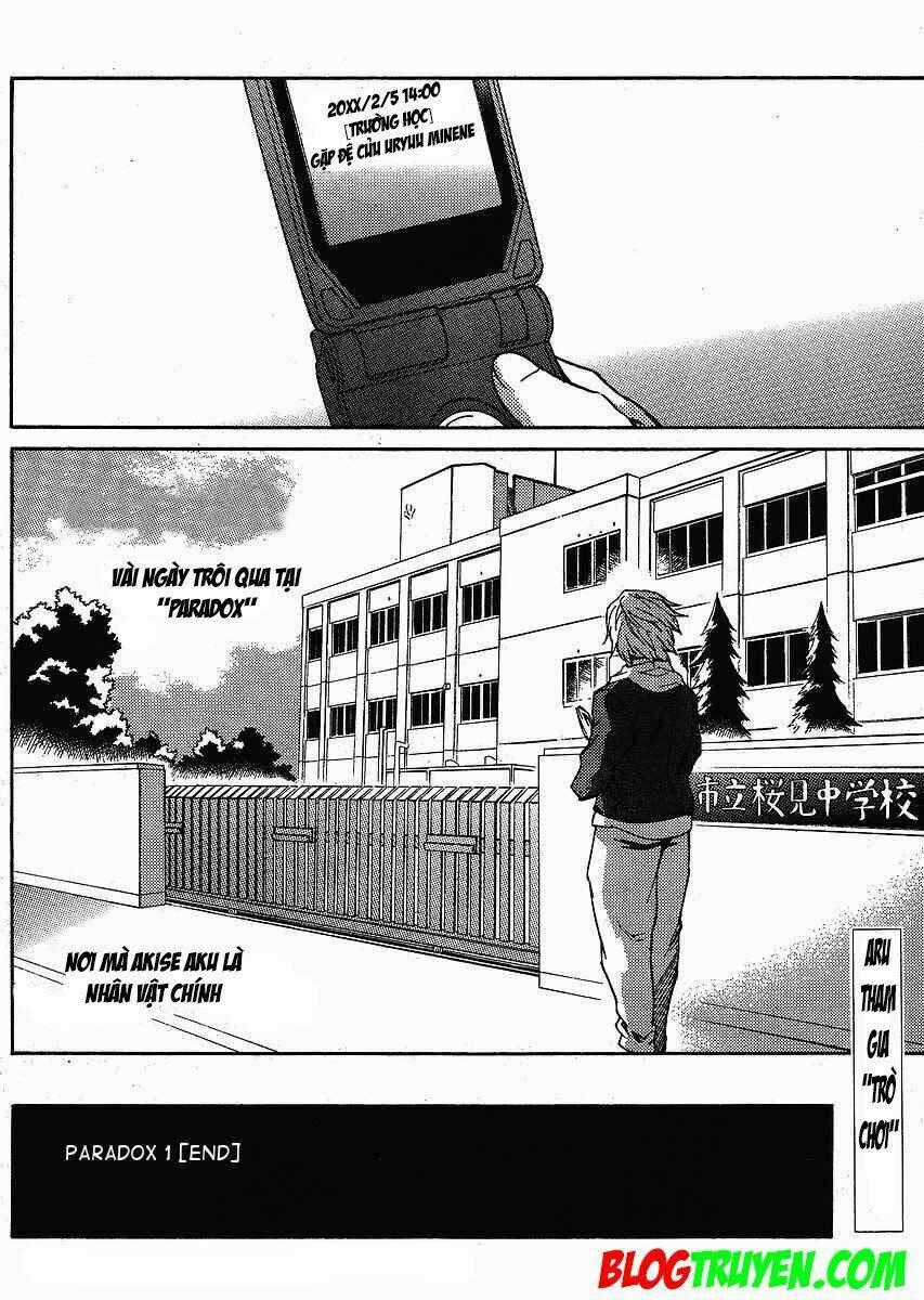 Nhật Kí Tương Lai Ngoại Truyện: Paradox Chapter 1 trang 35
