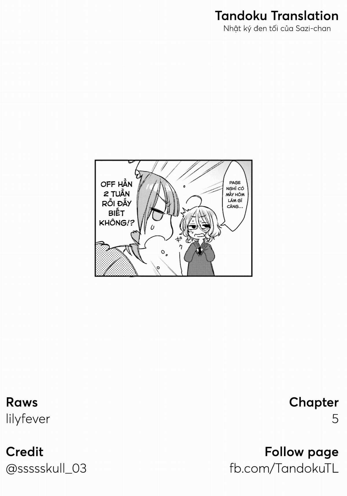 Nhật Ký Đen Tối Của Sazi-Chan Chapter 5 trang 8