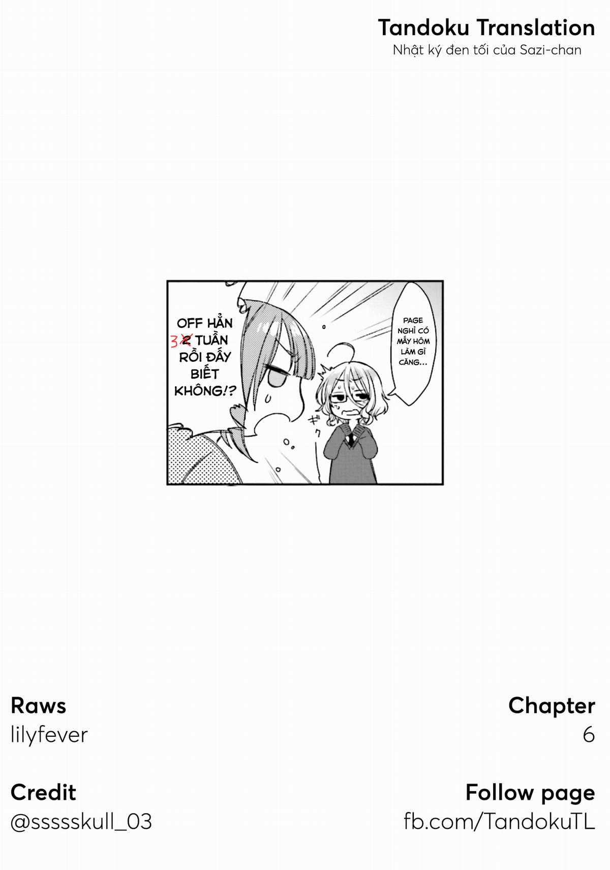 Nhật Ký Đen Tối Của Sazi-Chan Chapter 6 trang 8