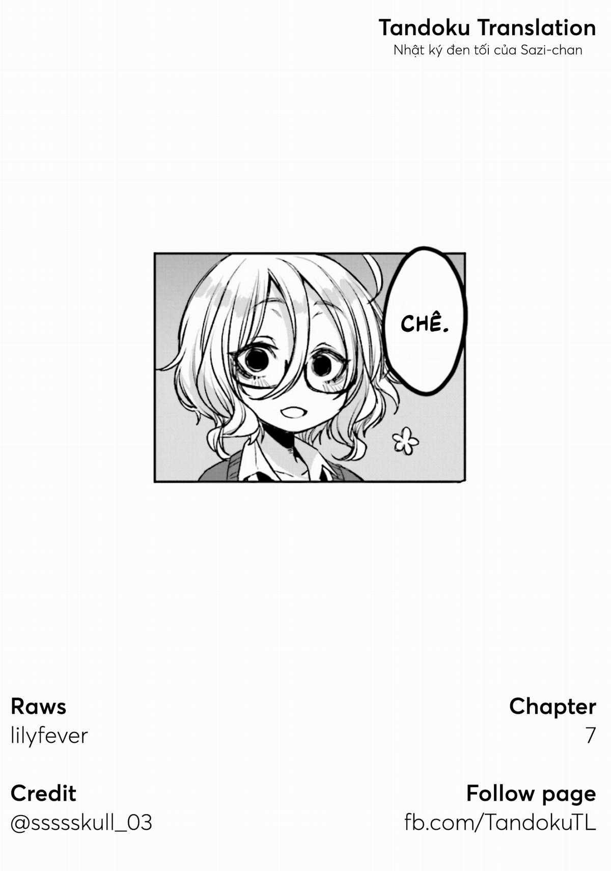 Nhật Ký Đen Tối Của Sazi-Chan Chapter 7 trang 8