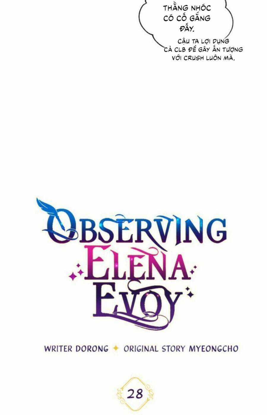 Nhật Ký Quan Sát Elena Evoy Chapter 28 trang 26