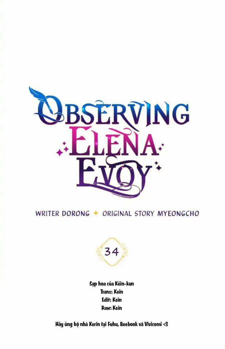 Nhật Ký Quan Sát Elena Evoy Chapter 34 trang 8