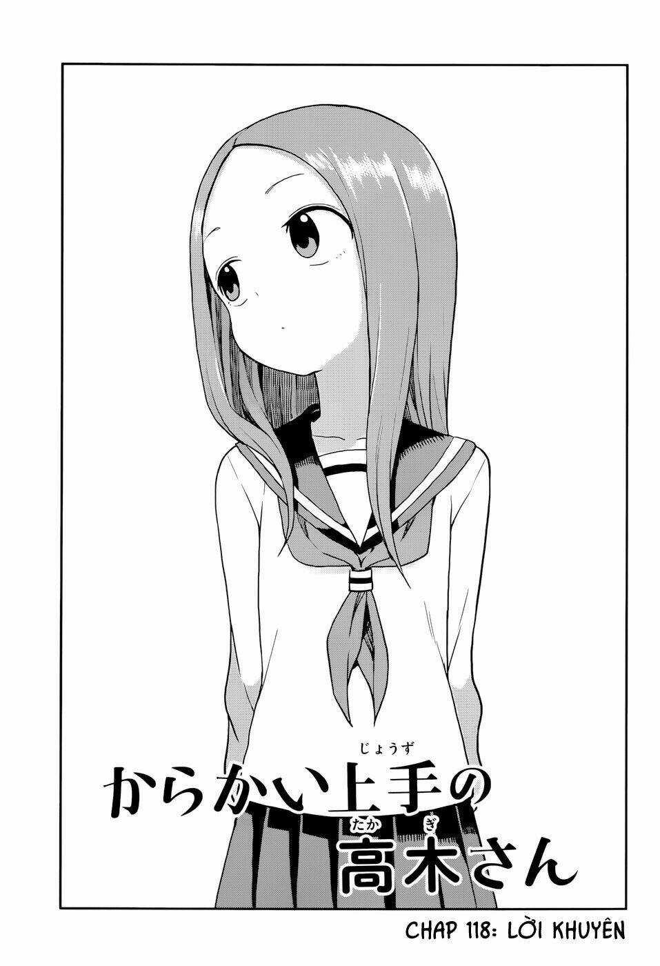 Nhất Quỷ Nhì Ma, Thứ Ba Takagi Chapter 118 trang 0