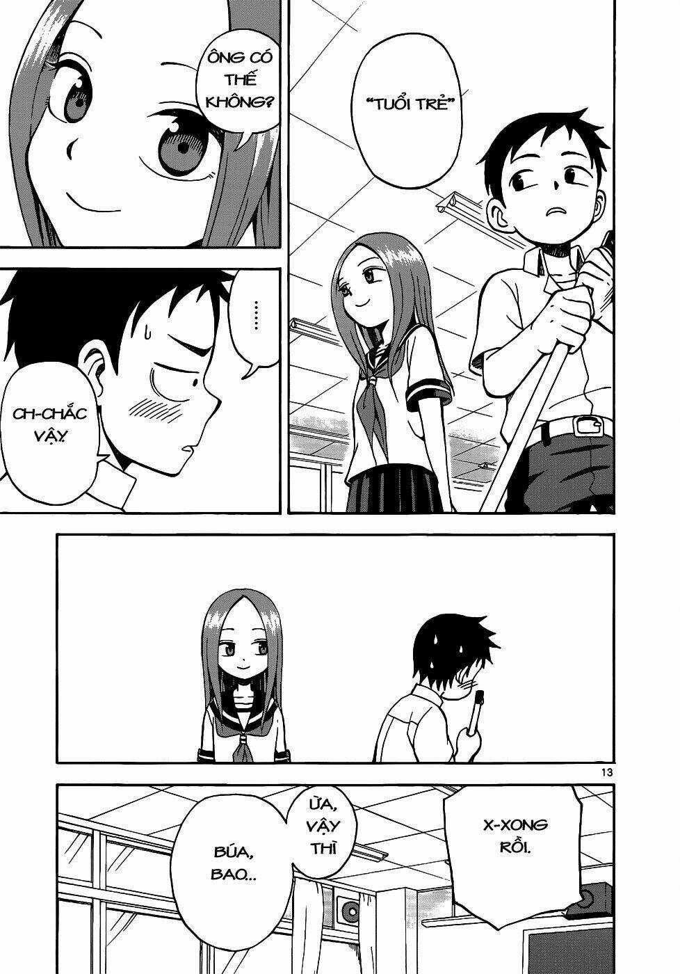 Nhất Quỷ Nhì Ma, Thứ Ba Takagi Chapter 14 trang 12