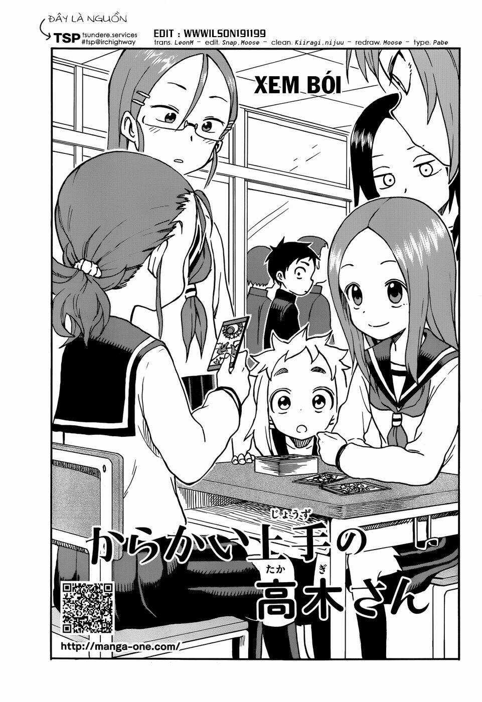 Nhất Quỷ Nhì Ma, Thứ Ba Takagi Chapter 29 trang 0