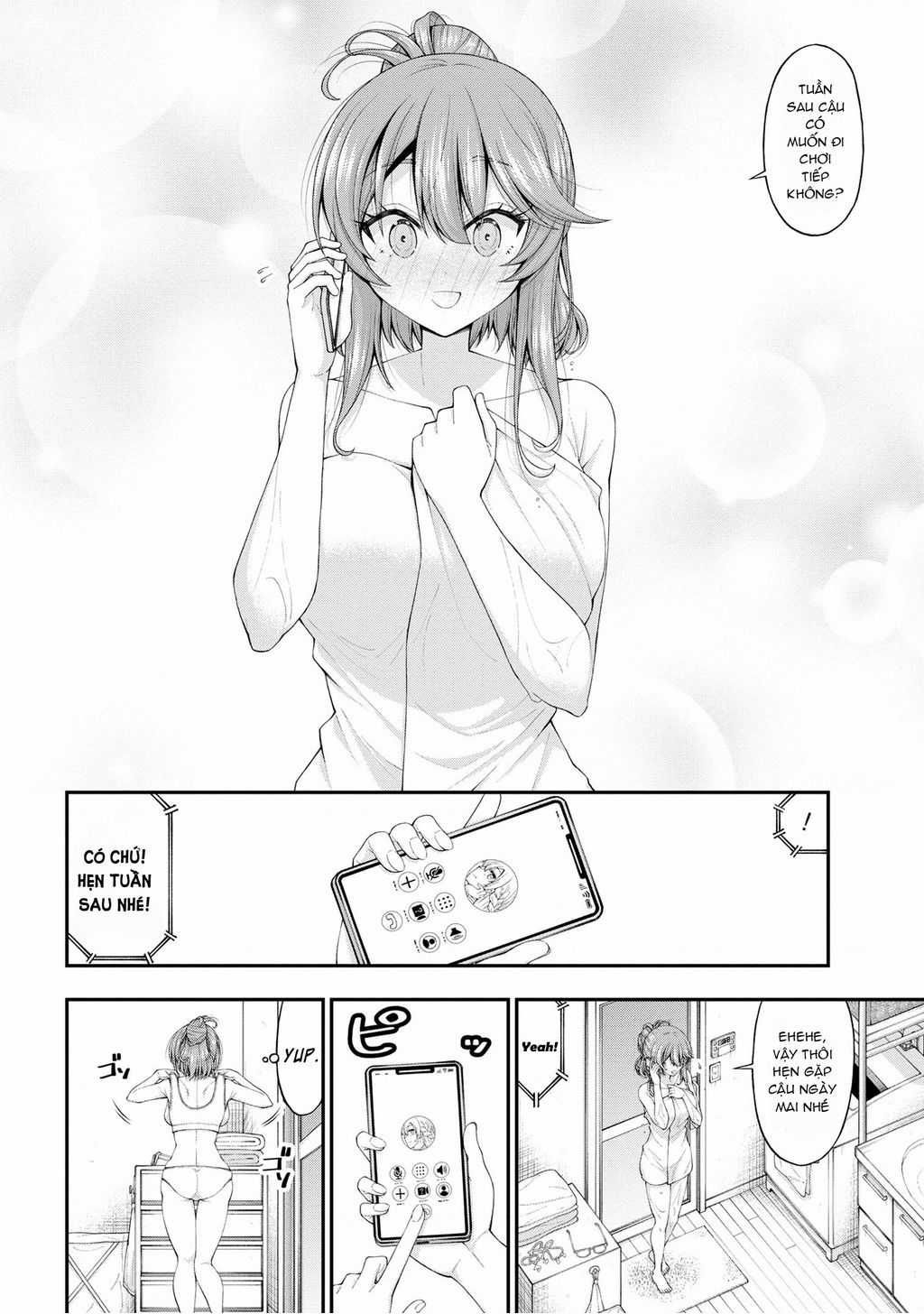 Nhỏ Gyaru Lẽ Ra Tỏ Tình Với Người U Ám Như Tôi Chỉ Vì Trò Chơi Trừng Phạt, Nhưng Dù Có Nhìn Kiểu Gì Thì Cổ Cũng Yêu Tôi Mà! Món quà ý nghĩa nhất cho người thân yêu Chapter 12.5 trang 8