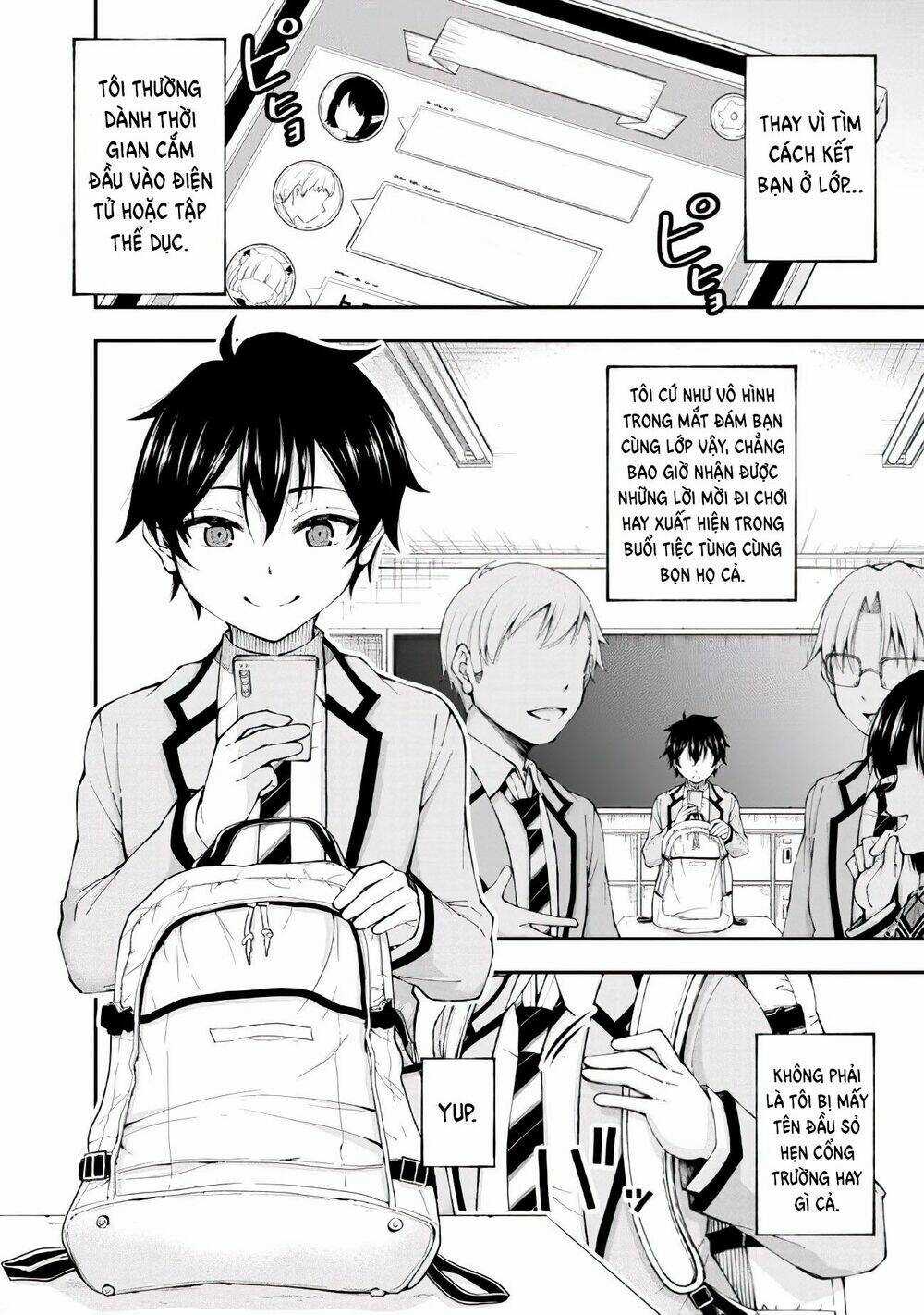 Nhỏ Gyaru Lẽ Ra Tỏ Tình Với Người U Ám Như Tôi Chỉ Vì Trò Chơi Trừng Phạt, Nhưng Dù Có Nhìn Kiểu Gì Thì Cổ Cũng Yêu Tôi Mà! Chapter 1.1 trang 4