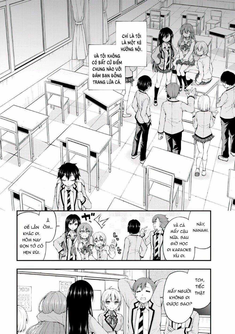 Nhỏ Gyaru Lẽ Ra Tỏ Tình Với Người U Ám Như Tôi Chỉ Vì Trò Chơi Trừng Phạt, Nhưng Dù Có Nhìn Kiểu Gì Thì Cổ Cũng Yêu Tôi Mà! Chapter 1.1 trang 5