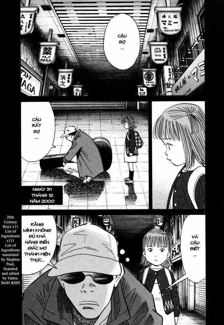 Những Chàng Trai Thế Kỉ 20 Chapter 111 trang 1