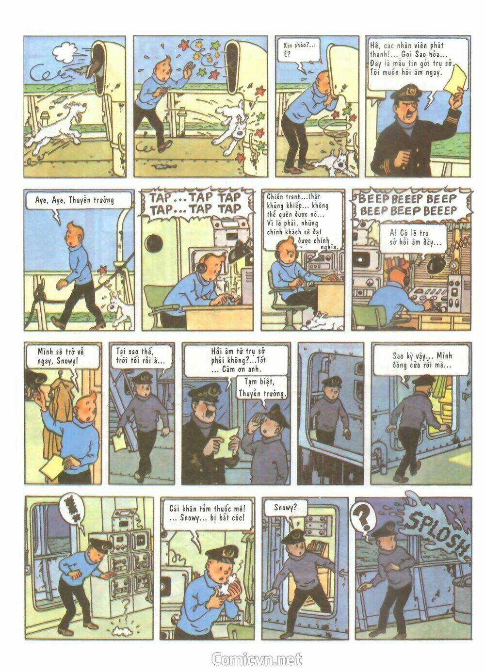 Những Cuộc Phiêu Lưu Của Tintin Chapter 1 trang 10