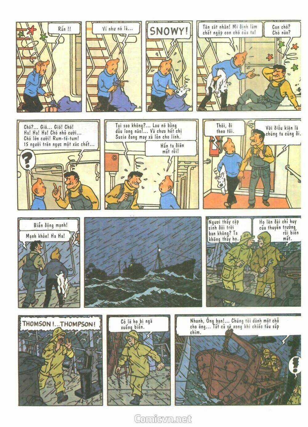 Những Cuộc Phiêu Lưu Của Tintin Chapter 1 trang 13