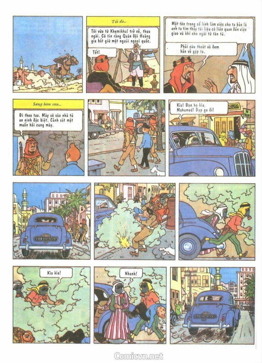 Những Cuộc Phiêu Lưu Của Tintin Chapter 1 trang 16