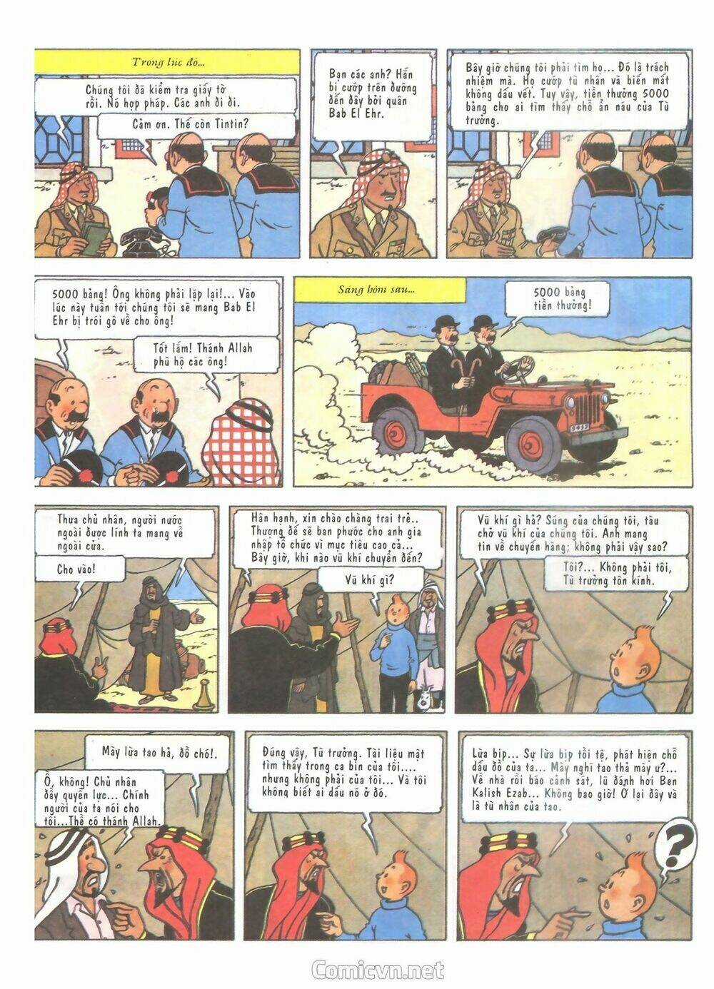 Những Cuộc Phiêu Lưu Của Tintin Chapter 1 trang 17