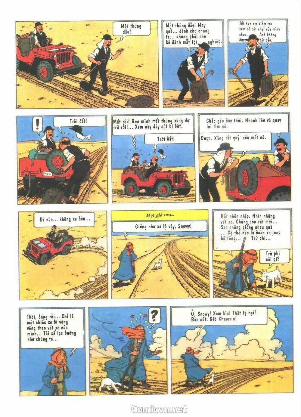 Những Cuộc Phiêu Lưu Của Tintin Chapter 1 trang 30