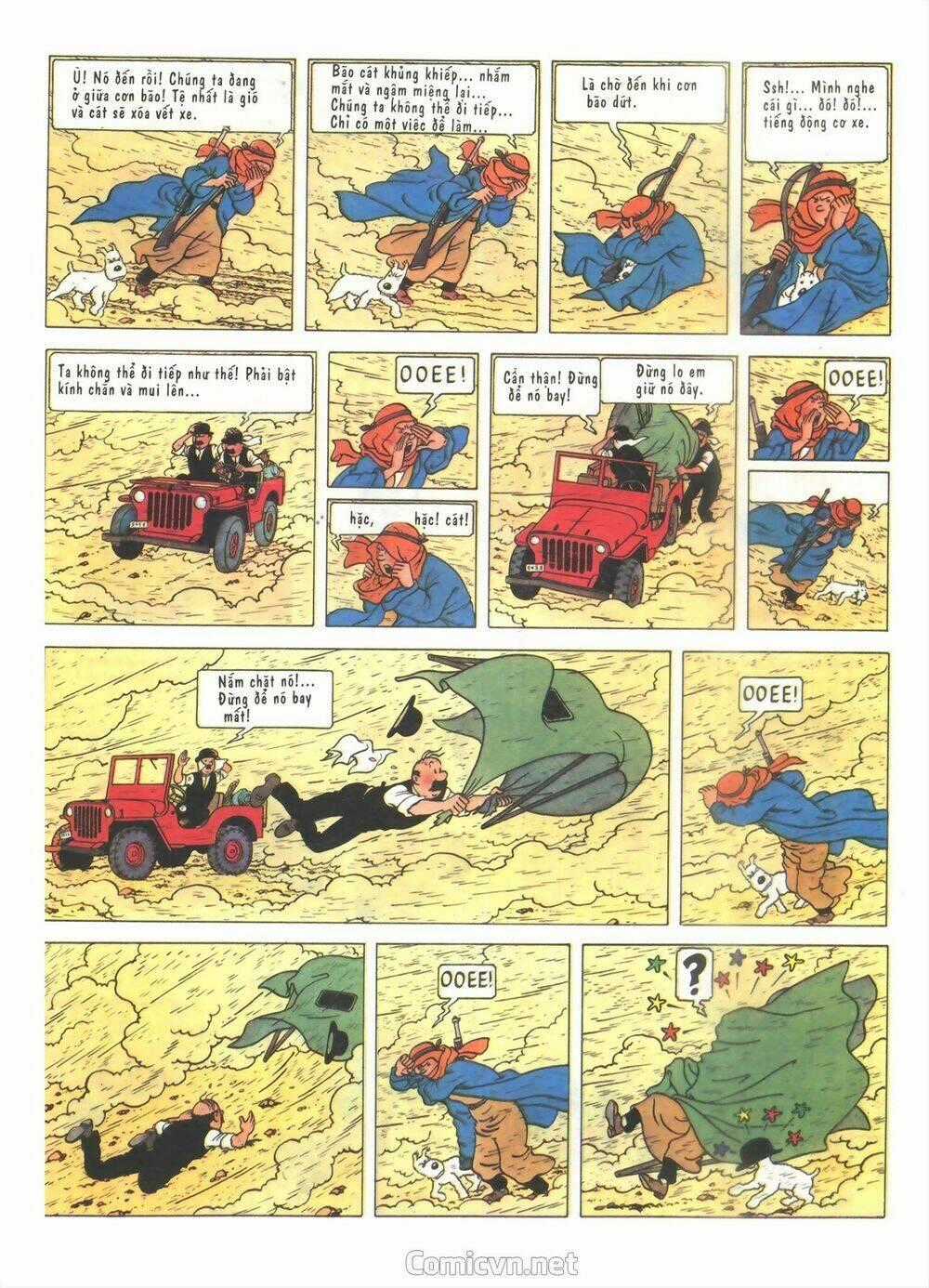 Những Cuộc Phiêu Lưu Của Tintin Chapter 1 trang 31