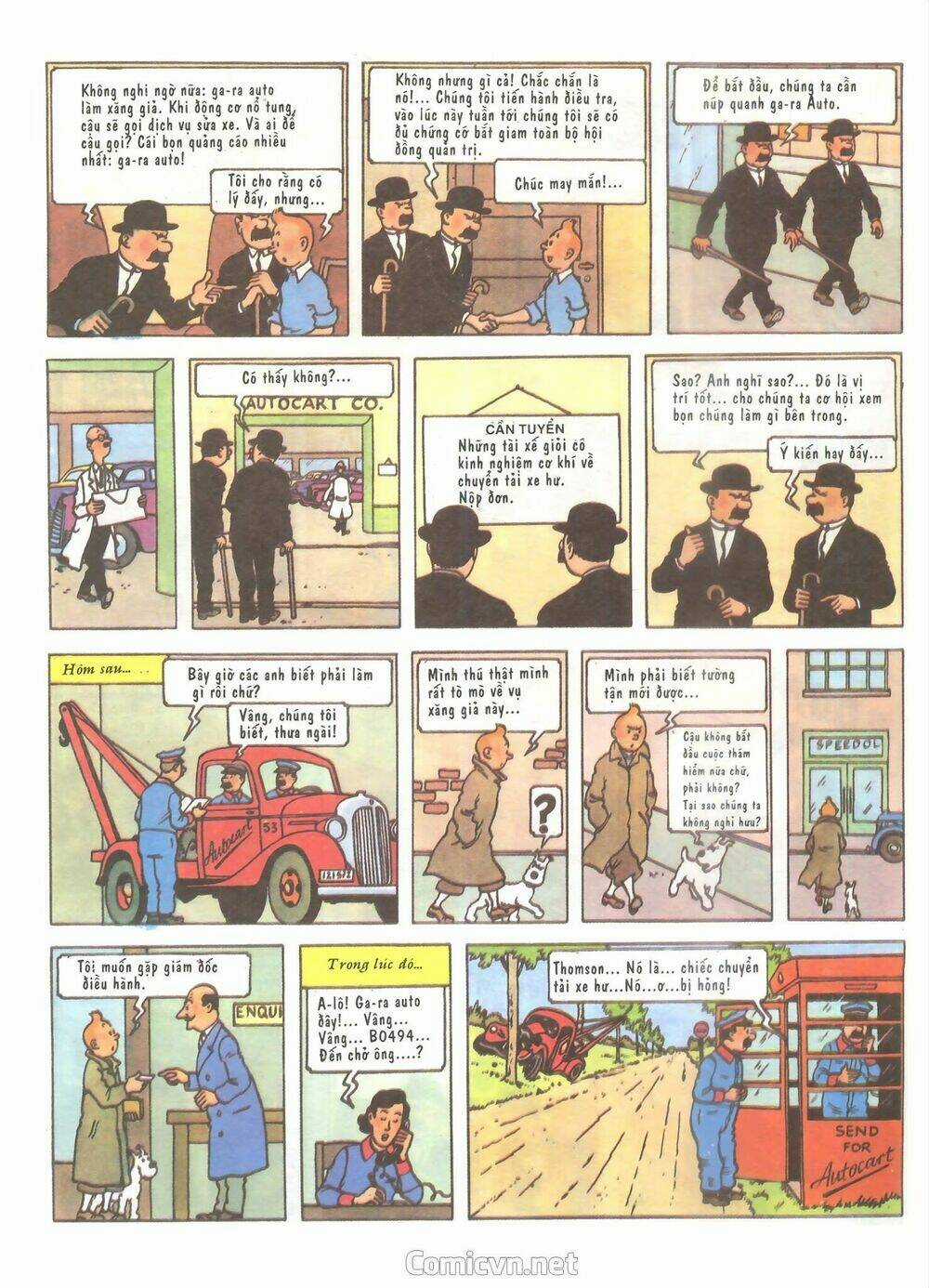 Những Cuộc Phiêu Lưu Của Tintin Chapter 1 trang 4