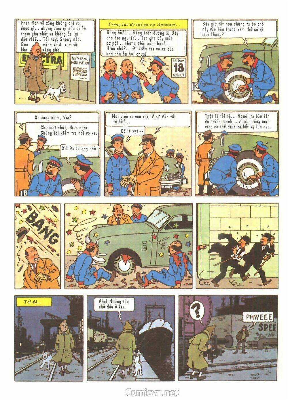Những Cuộc Phiêu Lưu Của Tintin Chapter 1 trang 6