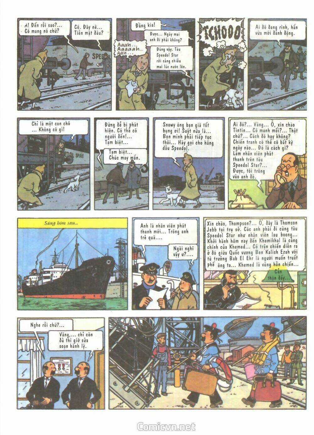Những Cuộc Phiêu Lưu Của Tintin Chapter 1 trang 7