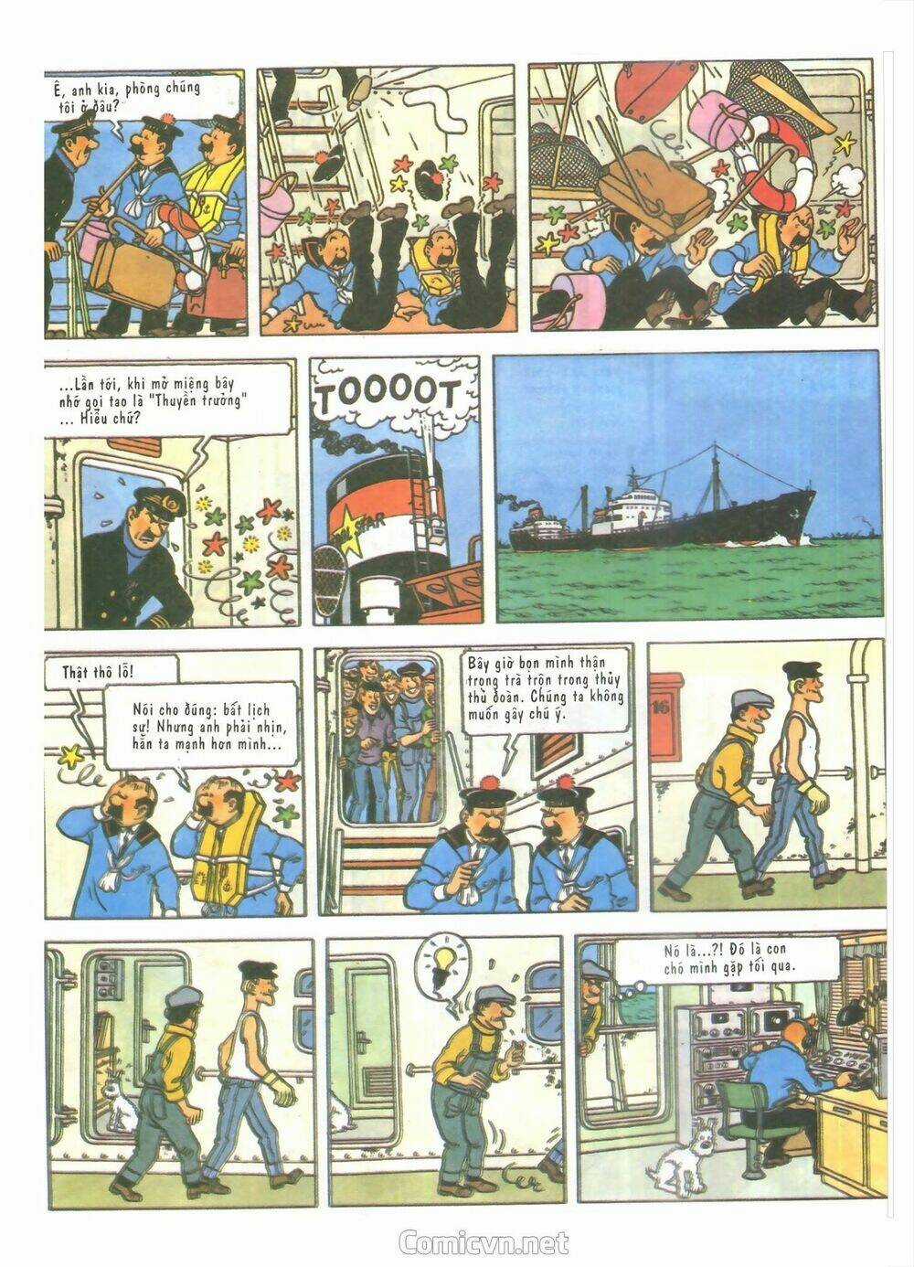 Những Cuộc Phiêu Lưu Của Tintin Chapter 1 trang 8