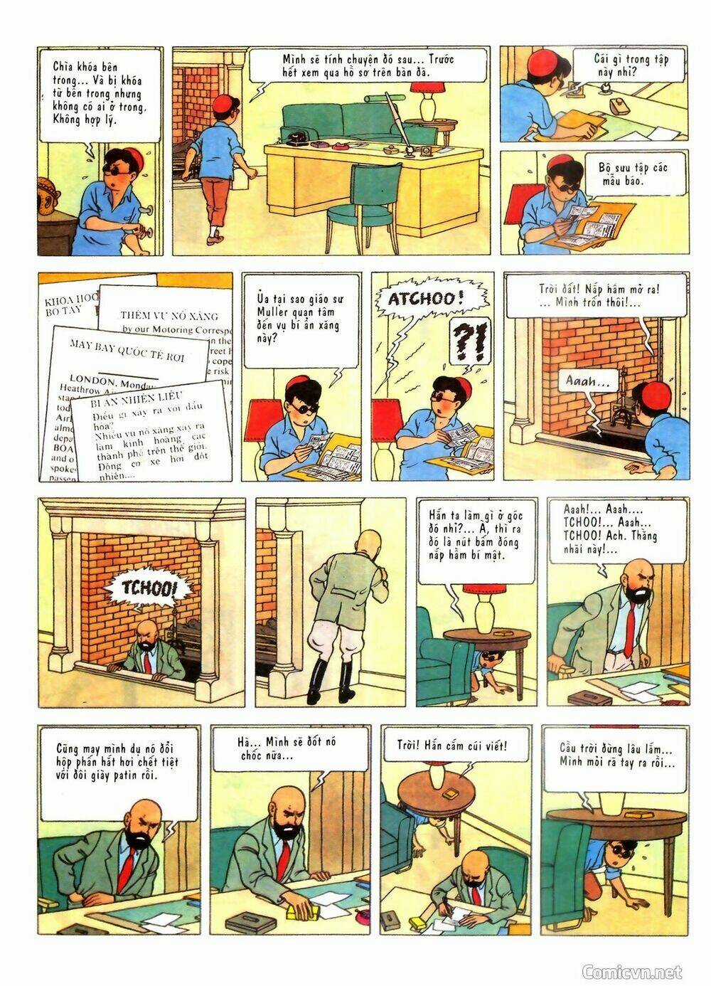 Những Cuộc Phiêu Lưu Của Tintin Chapter 2 trang 14