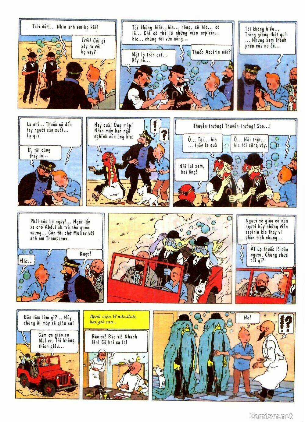 Những Cuộc Phiêu Lưu Của Tintin Chapter 2 trang 29