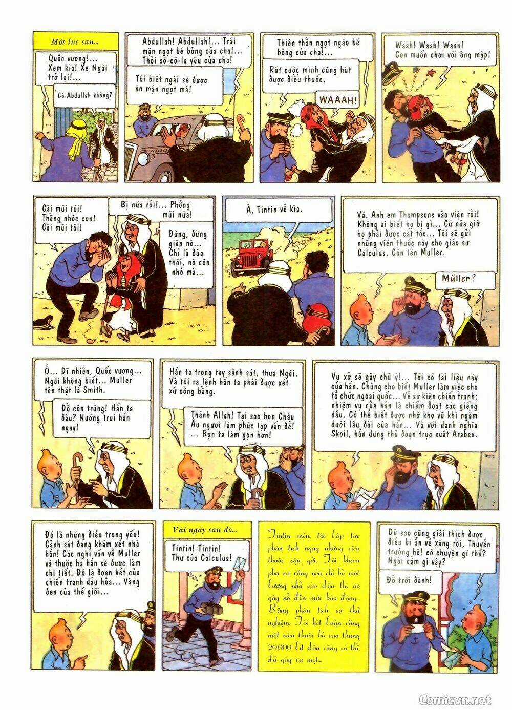 Những Cuộc Phiêu Lưu Của Tintin Chapter 2 trang 30