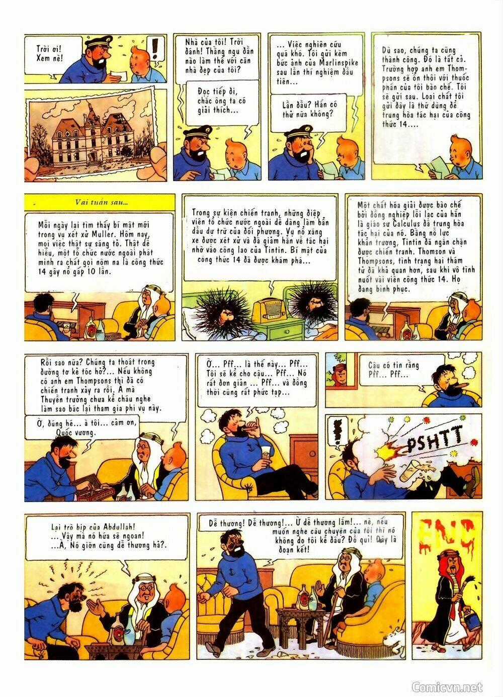 Những Cuộc Phiêu Lưu Của Tintin Chapter 2 trang 31