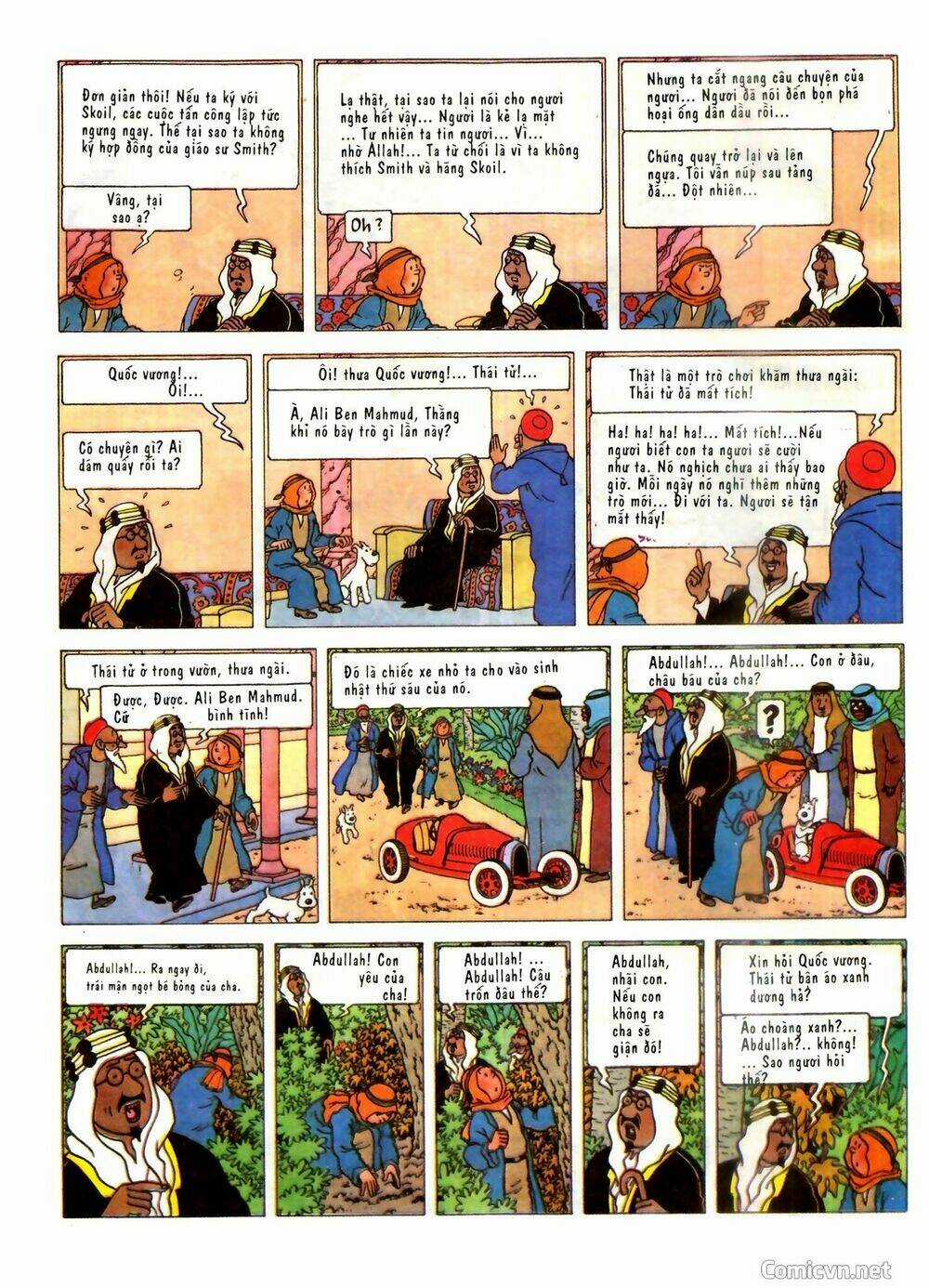 Những Cuộc Phiêu Lưu Của Tintin Chapter 2 trang 5