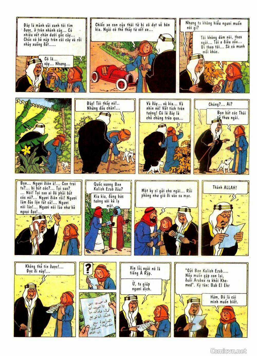 Những Cuộc Phiêu Lưu Của Tintin Chapter 2 trang 6