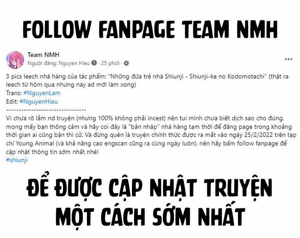 Những Đứa Trẻ Nhà Shiunji Chapter 0 trang 3