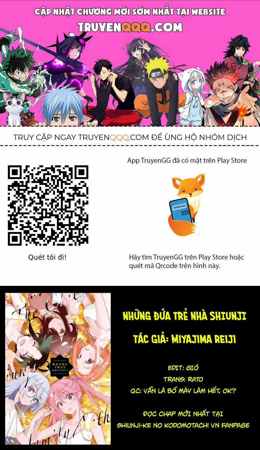 Những Đứa Trẻ Nhà Shiunji Chương 30 trang 0